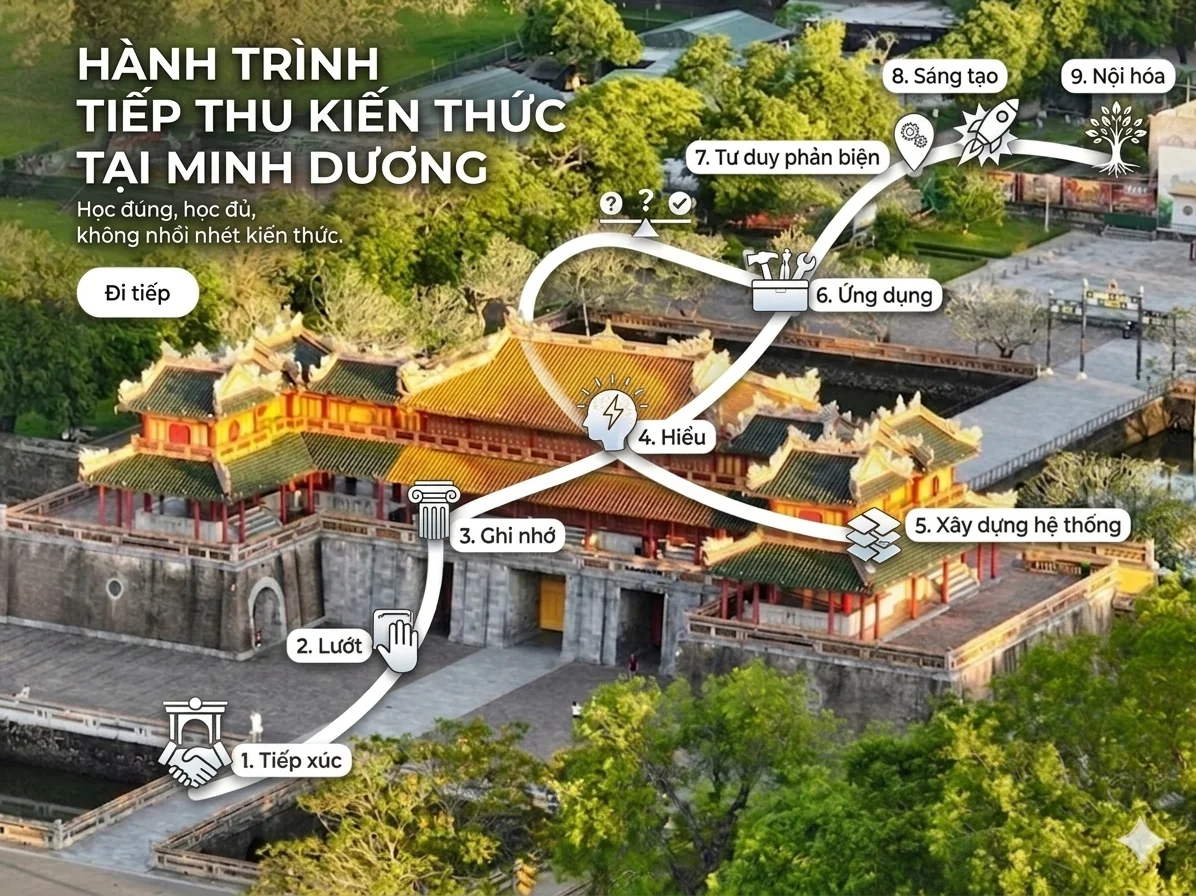 Hành trình tiếp thu kiến thức tại Minh Dương